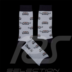 Chaussettes Inspiration Lamborghini Miura SV Museu Gris / Noir - mixte - Pointure 41/46