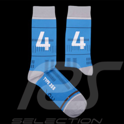 Chaussettes Inspiration Bugatti 35 B Sportcar Museu Bleu / Gris - mixte - Pointure 41/46