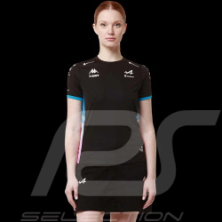 Alpine T-shirt F1 Team BWT Gasly Doohan Adoliw Jersey Black / Blue / Pink Kappa 381X8VW-A01 - Women