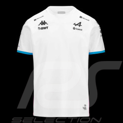 T-shirt Alpine F1 Team BWT Doohan Ocon Adiry Jersey Blanc / Bleu / Rose Kappa 321P4TW_A02 - homme