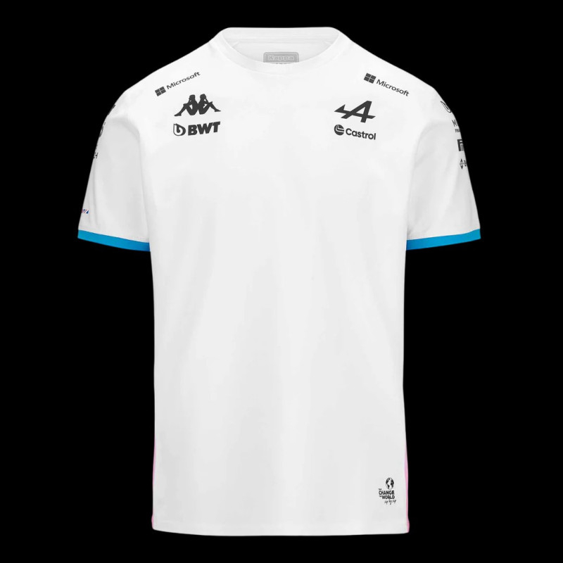 T-Shirt Adobi BWT Alpine F1 Team 2024 pour Garçon - Noir, gris, bleu