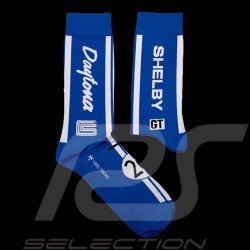 Chaussettes Inspiration Sheby Cobra Daytona Bleu / Blanc - mixte - Pointure 41/46