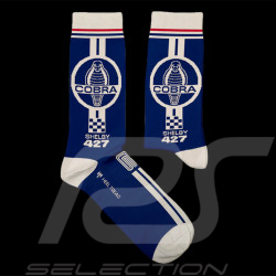 Chaussettes Inspiration Shelby Cobra 427 Bleu / Blanc - mixte - Pointure 41/46