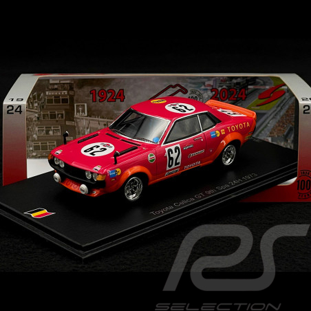 Toyota Celica GT n° 62 9th 24h Spa 1973 1/43 Spark 100SPA05