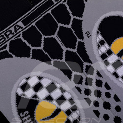 Chaussettes Inspiration Shelby Cobra Snake Eyes Livery Noir / Gris / Jaune - mixte - Pointure 41/46