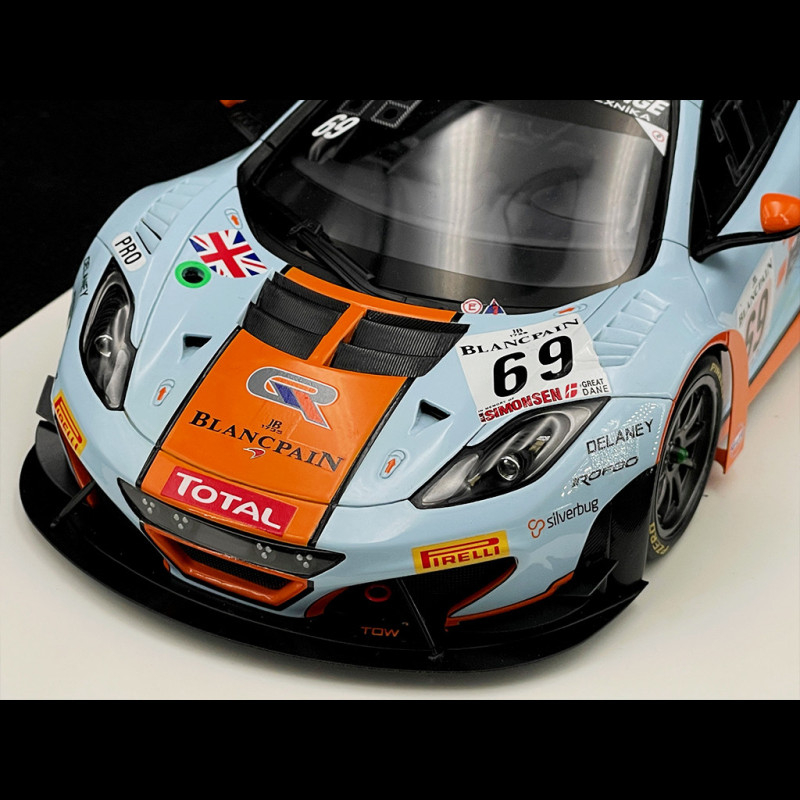 Miniature Minichamps 1/43 – McLaren MP4-12C GT3 ART GP Leclerc Parisy Soucek 24h Spa 2013