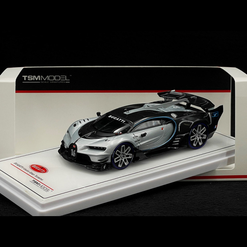 Miniature Ford GT 2015 1:43 TSM – Chicago Auto Show – Résine Argent Et Noir
