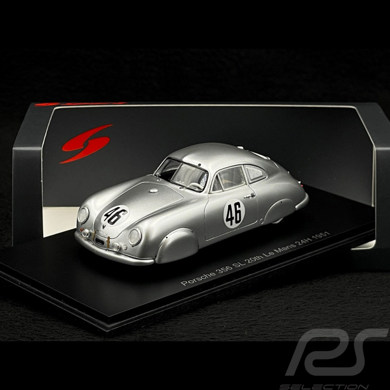 Porsche 356 SL n° 46 Sieger 24h Le Mans 1951 1/43 Spark S5215