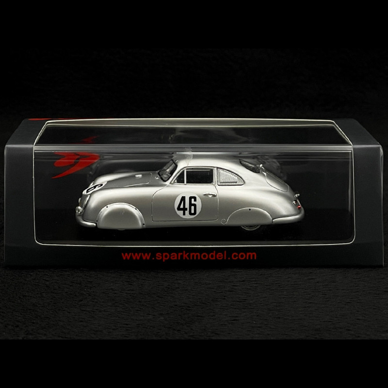 Miniature SPARK 1/43 - Porsche 356 Le Mans 1951 - Résine De Collection S5215