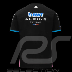 Alpine T-shirt F1 Team BWT Gasly Doohan Adiry Jersey Black / Blue / Pink Kappa 321P4TW-A01 - kids