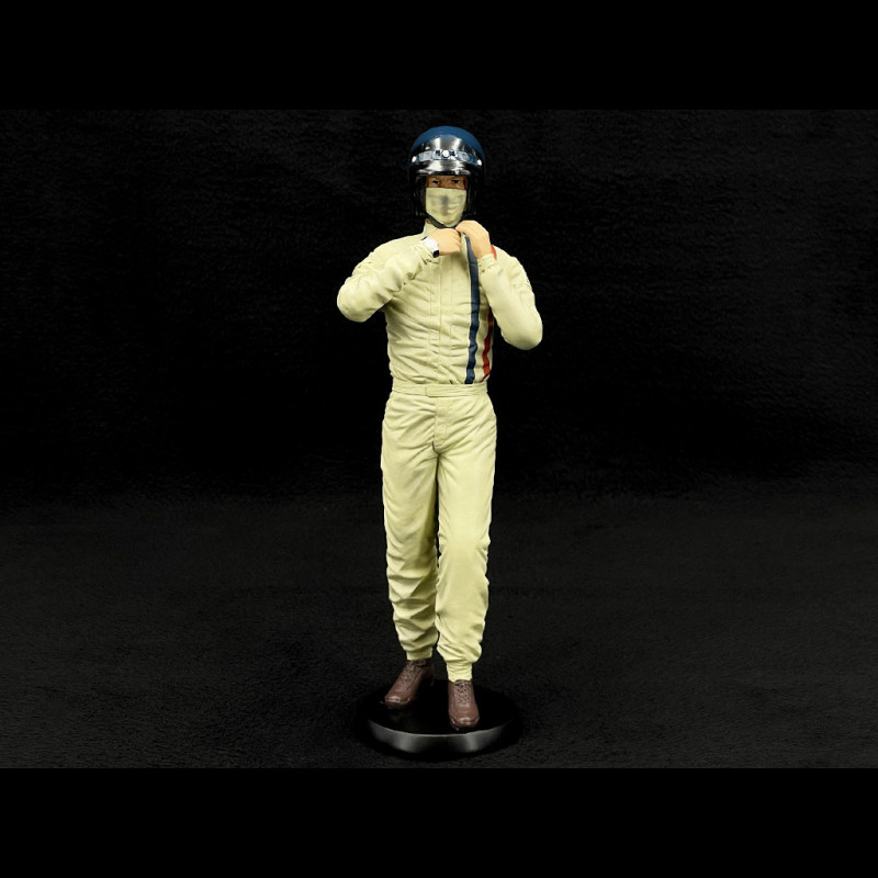 Figurine KK 1/18 – Steve McQueen Le Mans – Résine Multicolor (Neuve Sous Blister)