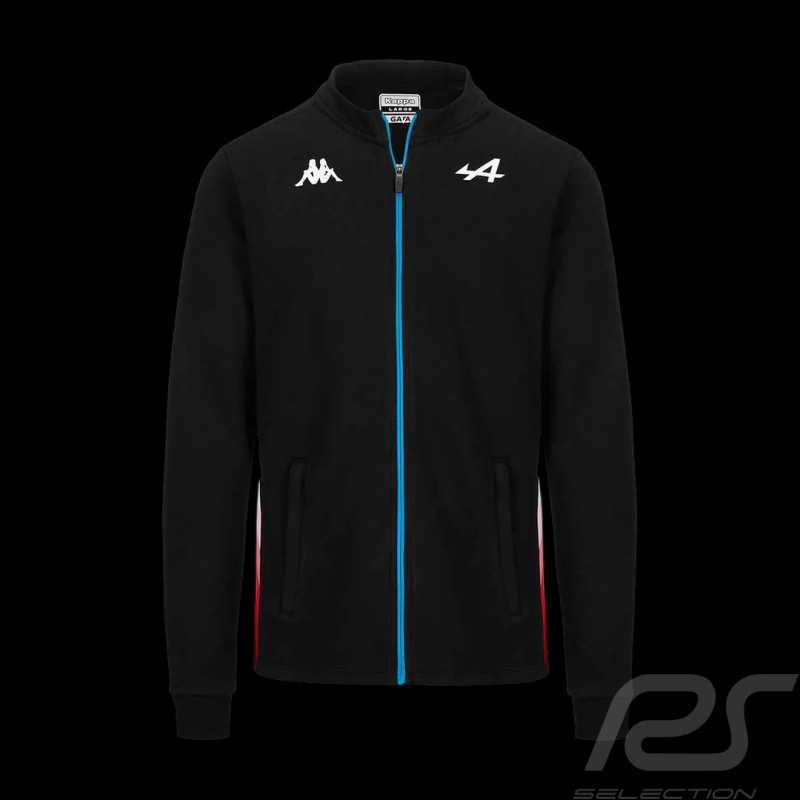 Alpine Jacke Endurance Team Schumacher Adrisend Baumwolle Schwarz / Blau / Rot Kappa 331V8BW_A00 - Kinder