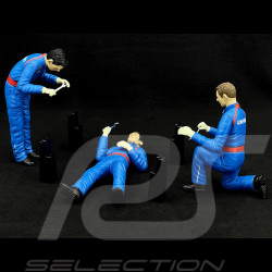 Trio Figurines Mechanics Renault - Alpine Diorama 1/8 Ixo