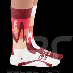 Chaussettes Inspiration Nielsen Racing Le Mans Series Rouge / Rose - mixte - Pointure 41/46