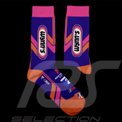 Chaussettes Inspiration Wynn's Racing Le Mans IMSA Series Violet / Rose / Orange - mixte - Pointure 41/46