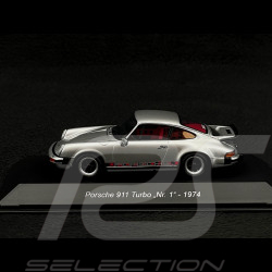 Porsche 911 Turbo "Nr.1 Louise" 1974 Silber 1/43 Spark MAP02030024