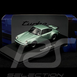 Porsche 911 Turbo 3.0 Type 930 1977 Vert Argent Métallique 1/43 Spark MAP02030224