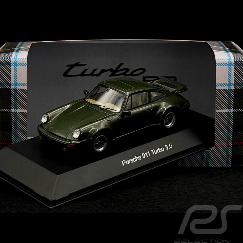 Porsche 911 Turbo 3.0 Type 930 1977 Vert Chêne Métallique 1/43 Spark MAP02030124