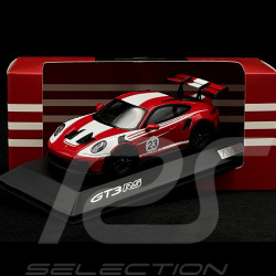 Porsche 911 GT3 RS Type 992 n° 23 Salzburg 2023 Rouge / Blanc 1/43 Spark WAP0202850SGT3