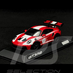 Porsche 911 GT3 RS Type 992 n° 23 Salzburg 2023 Rouge / Blanc 1/43 Spark WAP0202850SGT3