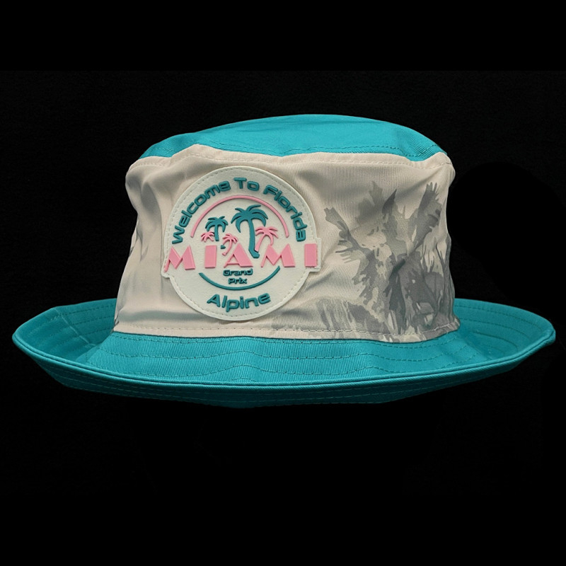 Alpine Bucket Hat F1 Team GP Miami Doohan Gasly Weiß / Blau / Rosa ...
