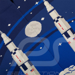 Chaussettes Inspiration Nasa Saturn V Apollo 11 Bleu / Blanc - mixte - Pointure 41/46