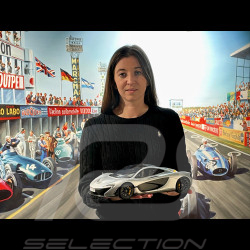 McLaren P1 XP2R Nürburgring 2013 Argent 1/12 Top Speed TSM141207