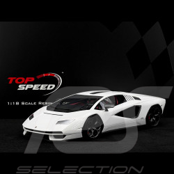 Lamborghini Countach LPI 800-4 2021 Sideral White 1/18 Top Speed TS0438