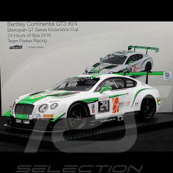 Bentley Continental GT3 n° 24 24h Spa 2016 1/18 True Scale Models TSM181012R