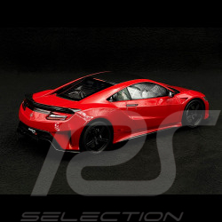 Honda NSX Type S 2022 Red Curva 1/18 Top Speed TS0423