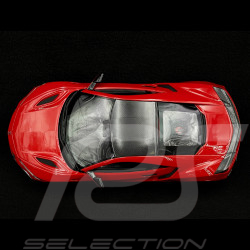 Honda NSX Type S 2022 Red Curva 1/18 Top Speed TS0423