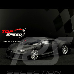 Bugatti Chiron Supersport 300+ Test Car 2022 Black 1/18 Top Speed TS0346