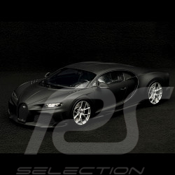 Bugatti Chiron Supersport 300+ Test Car 2022 Black 1/18 Top Speed TS0346