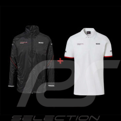 Duo Porsche Jacke Motorsport BOSS + Porsche Polo-Shirt Motorsport