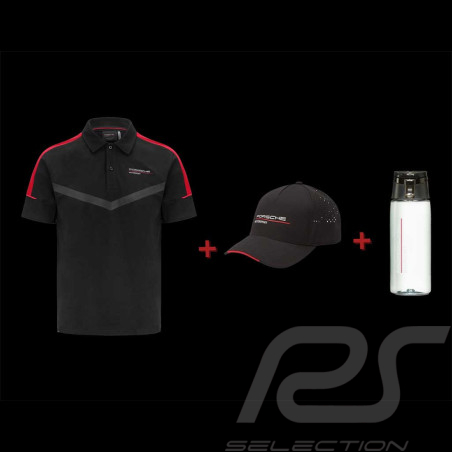 Trio Porsche Polo Motorsport + Cap + Porsche Sport gourd