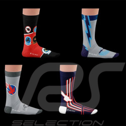 4 pairs Inspiration Top Gun Maverick Aircraft Socks Boxset