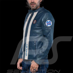 Duo Carroll Shelby Jacke Cobra 98 + Ledertasche Royalblau