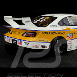 Nissan Silvia S15 Coupé n°23 2021 White / Yellow 1/18 Top Speed TS0418