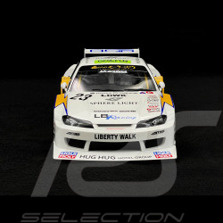 Nissan Silvia S15 Coupé n°23 2021 Weiß / Gelb 1/18 Top Speed TS0418