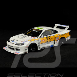 Nissan Silvia S15 Coupé n°23 2021 Weiß / Gelb 1/18 Top Speed TS0418