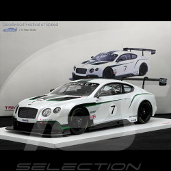 Bentley Continental GT3 Goodwood Festival of Speed 2013 Blanc 1/18 True Scale Models TSM141829R