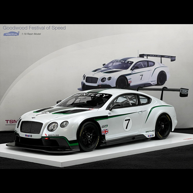 Bentley Continental GT3 Goodwood Festival of Speed 2013 White 1/18