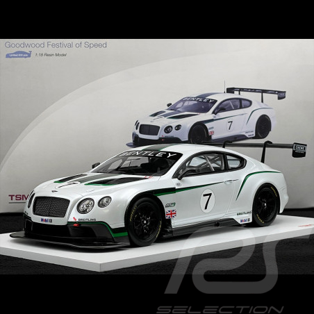 Bentley Continental GT3 Goodwood Festival of Speed 2013 Blanc 1/18 True Scale Models TSM141829R