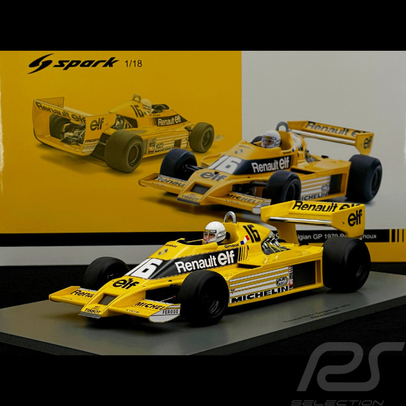 René Arnoux Renault RS01 n° 16 GP Belgien 1979 F1 1/18 Spark 18S502