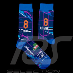 Chaussettes Inspiration Ford Puma Rally1 Ott Tänak M-Sport Bleu / Violet - mixte - Pointure 41/46