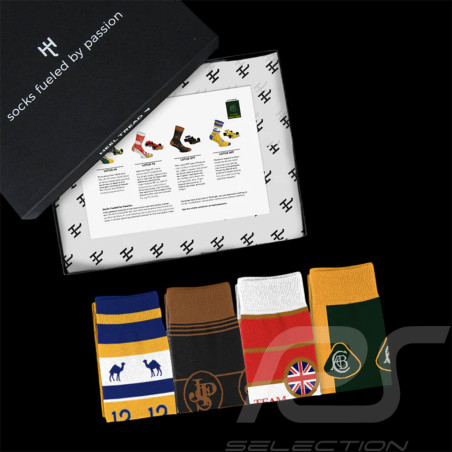 4 Paar Inspiration Lotus FI Classic Team Socken Boxset