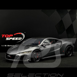 Honda NSX Type S 2022 Gotham Grey 1/18 Top Speed TS0425