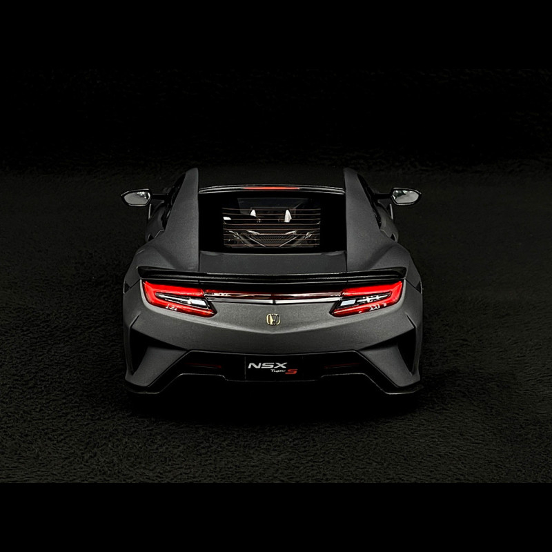 Honda NSX Type S 2022 Gotham Grey 1/18 Top Speed TS0425