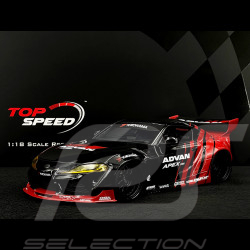 Toyota GR Supra Pandem Rocketbunny Advan SEMA 2019 Black / Red 1/18 Top Speed TS0358