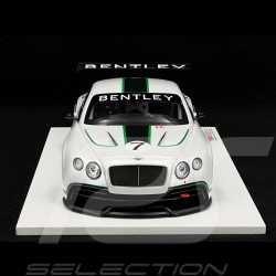 Bentley Continental GT3 Concept Car n°7 Mondial de l'Automobile 2012 Blanc 1/18 True Scale Models TSM131804R